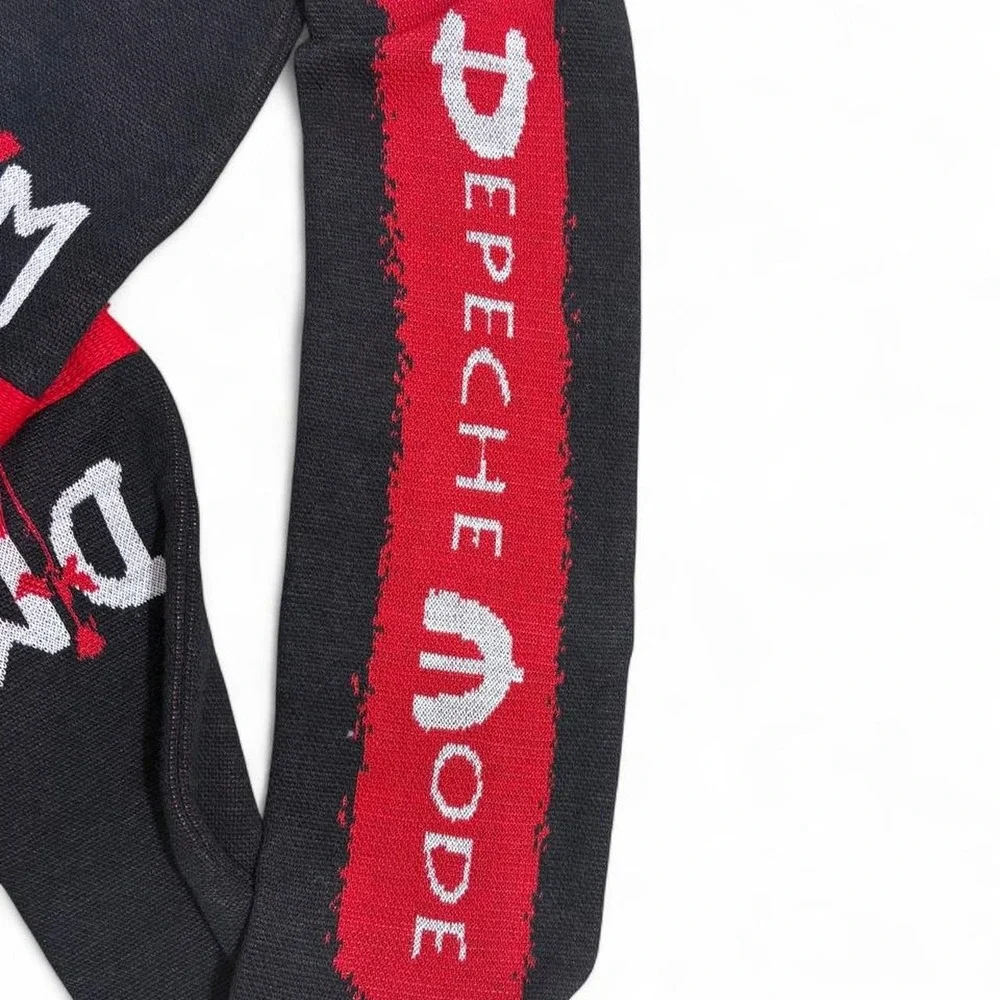 Depeche Mode Scarf DoubleSide Knit Band Y2K Style Soccer Violator/SOFOD Inspire